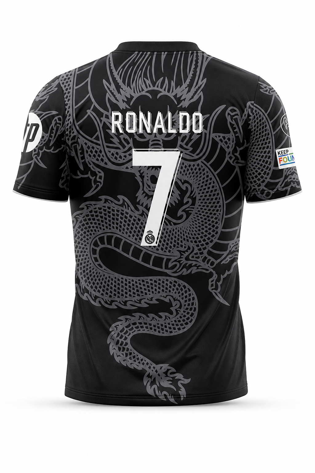 Real Madrid Dragon Black Jersey
