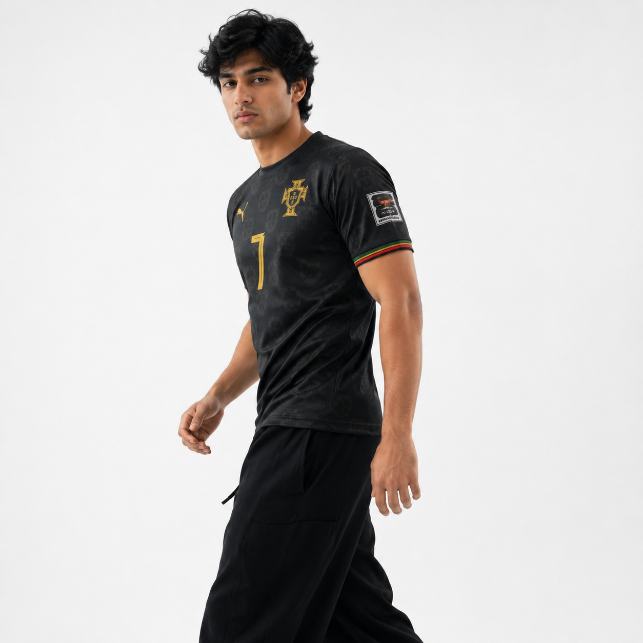 Portugal Black Special Addition Jersey Mens