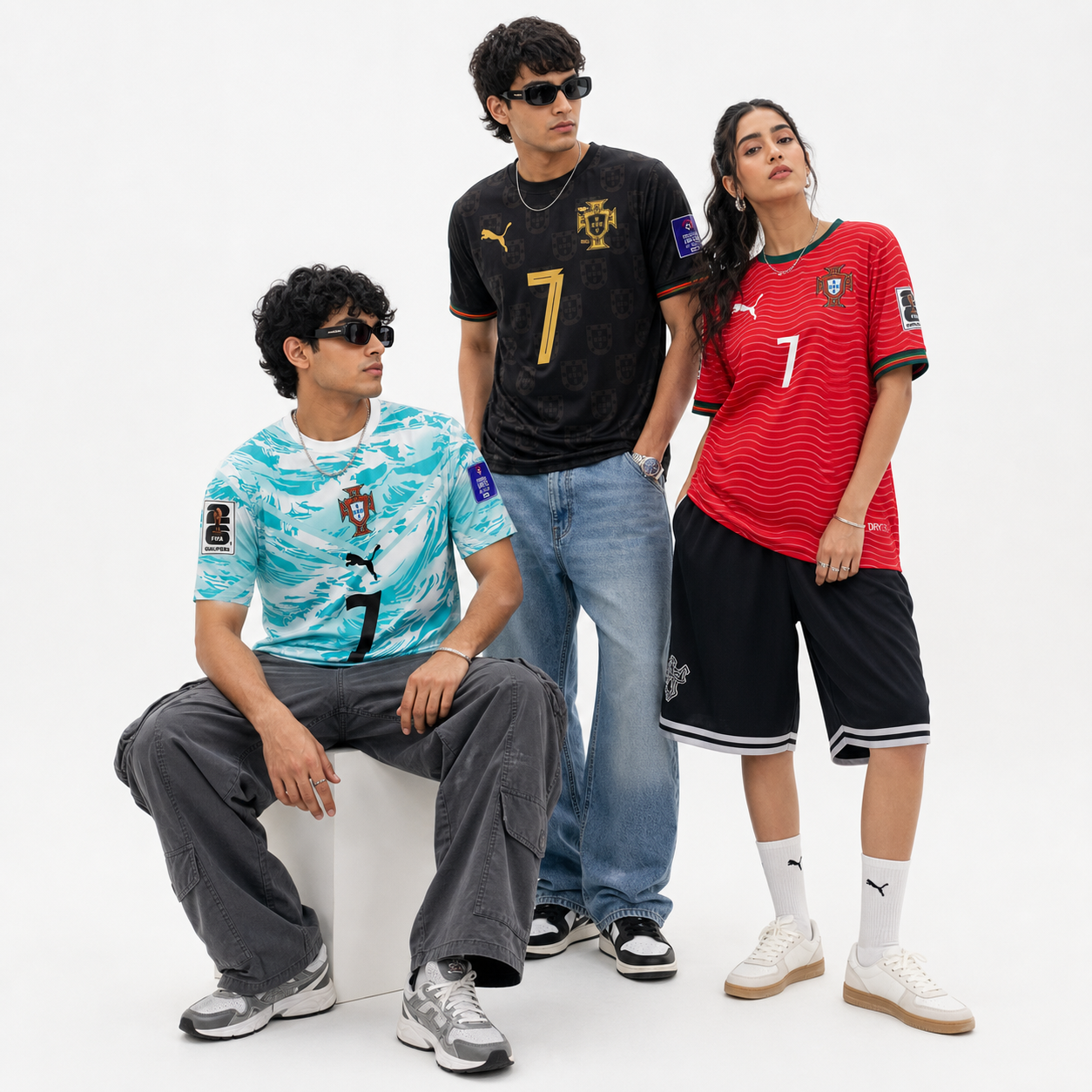 Pack of 3 Portugal Shirts