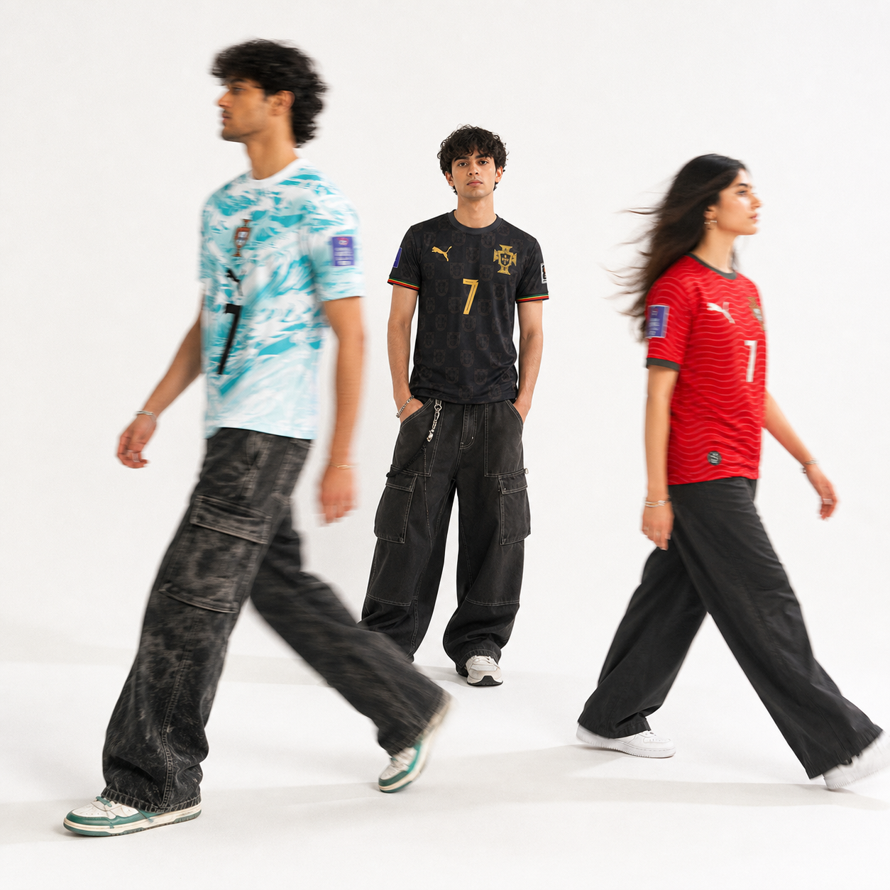 Pack of 3 Portugal Shirts