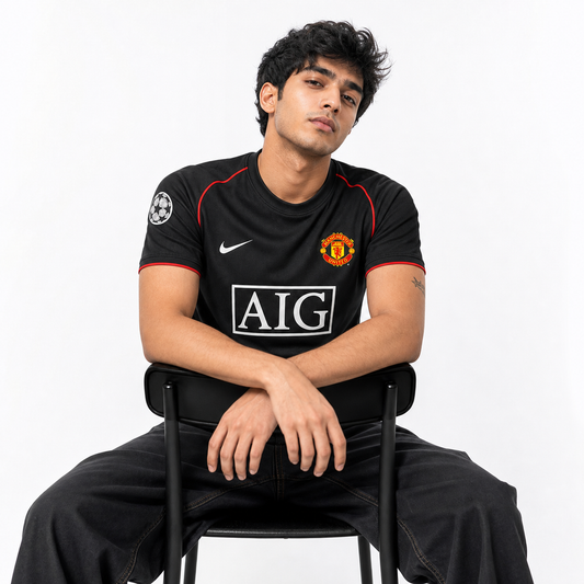 Manchester United Jersey 2007-08 (Black)
