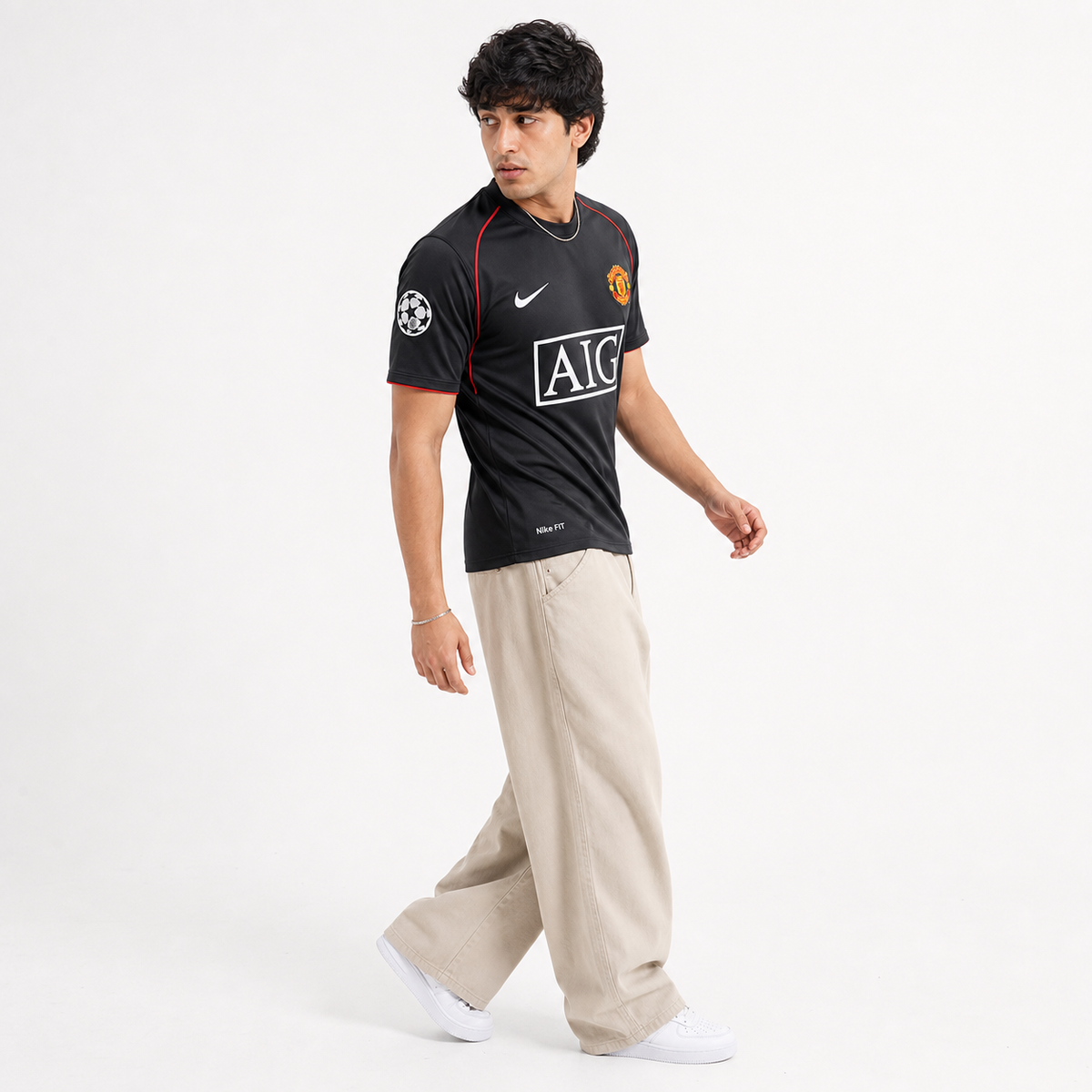 Manchester United Jersey 2007-08 (Black)