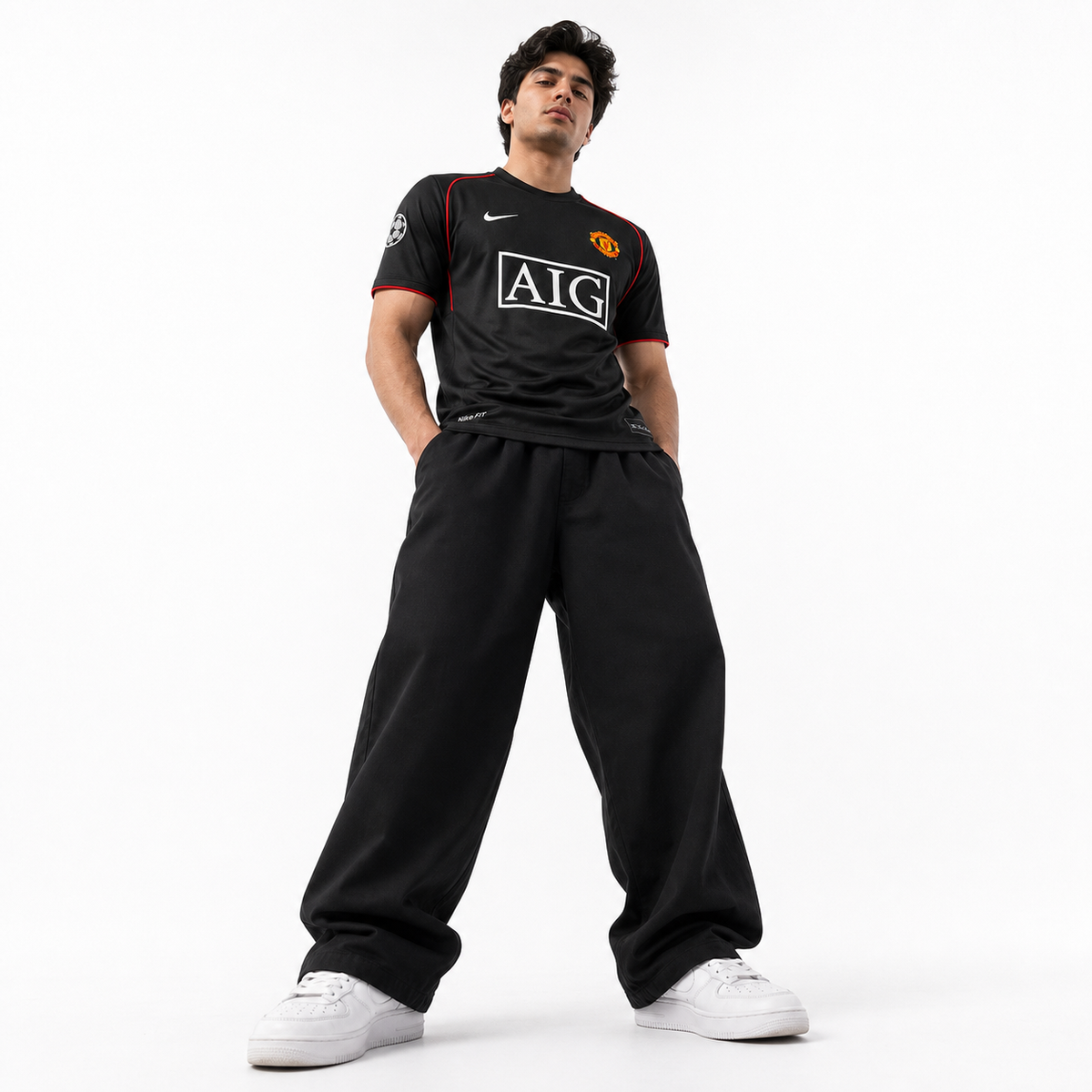 Manchester United Jersey 2007-08 (Black)