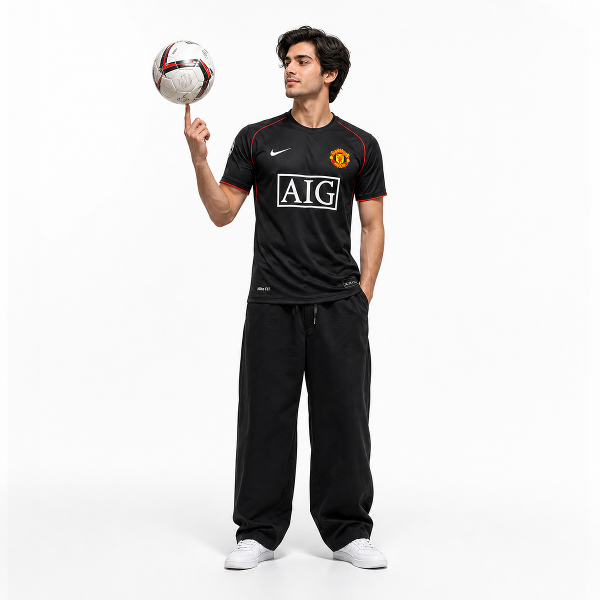 Manchester United Jersey 2007-08 (Black)